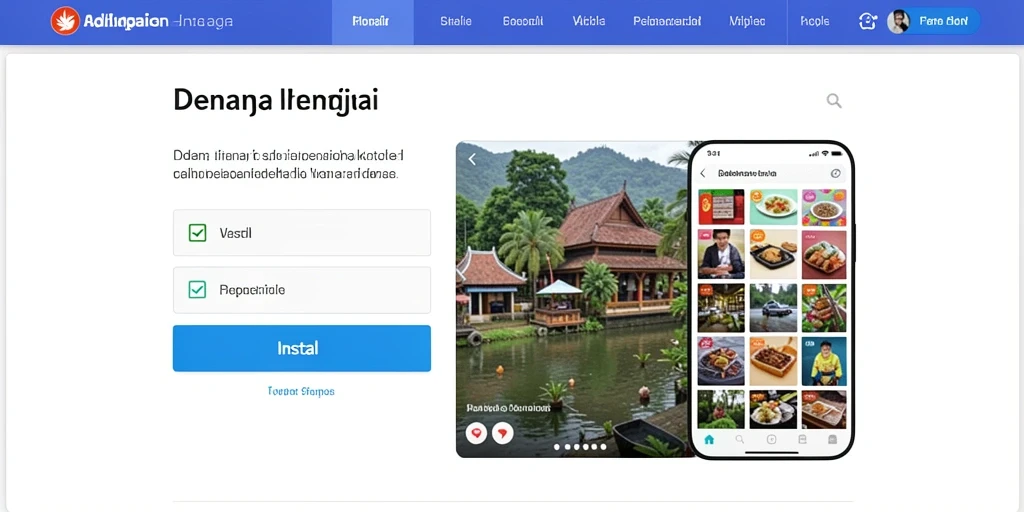 Tampilan antarmuka intuitif yang memudahkan navigasi.