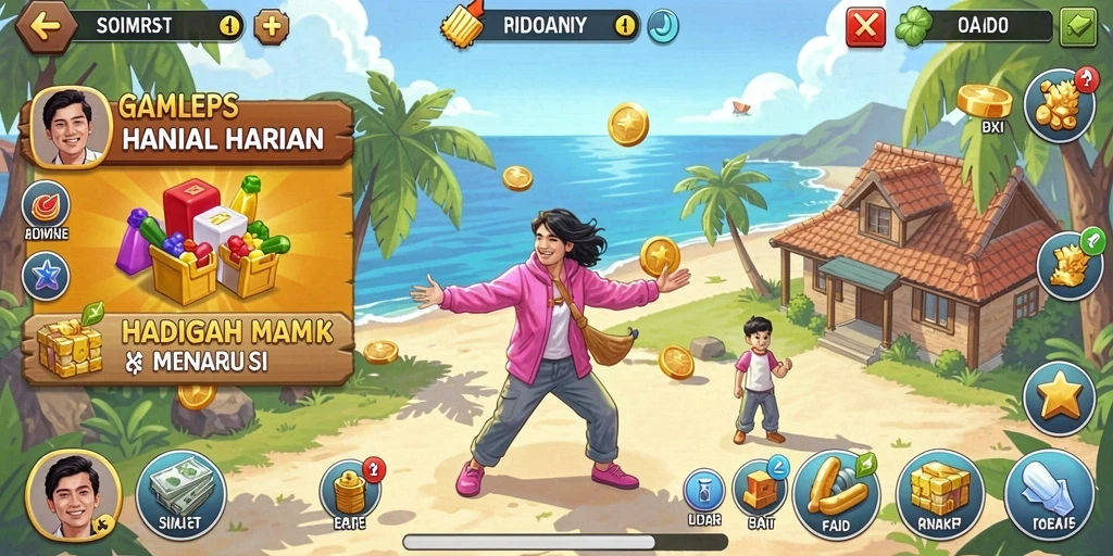 Tampilan antarmuka utama API5000 yang menarik.