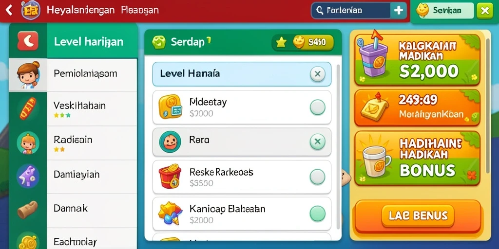 Tangkapan layar menampilkan aksi petualangan yang mendebarkan.