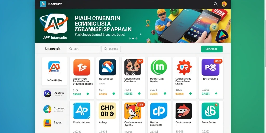 Tampilan awal aplikasi IDN668 yang menarik dan mudah dinavigasi.