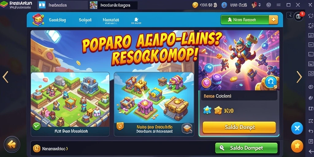 Tampilan awal yang menawan dan menarik.