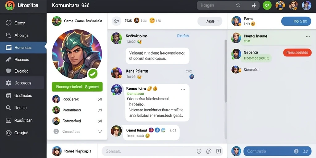 Screenshot menunjukkan tampilan antarmuka permainan yang menarik.